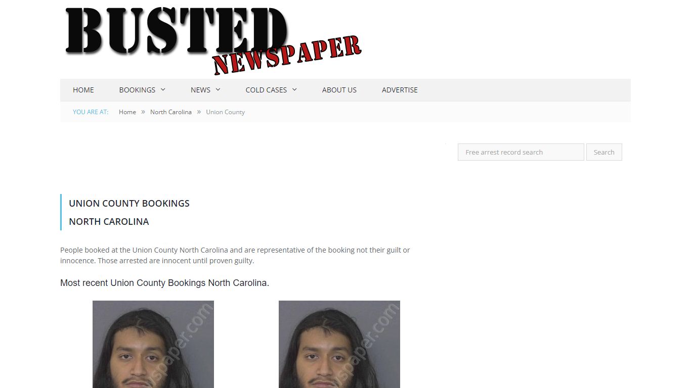 Union County, NC Mugshots - BUSTEDNEWSPAPER.COM